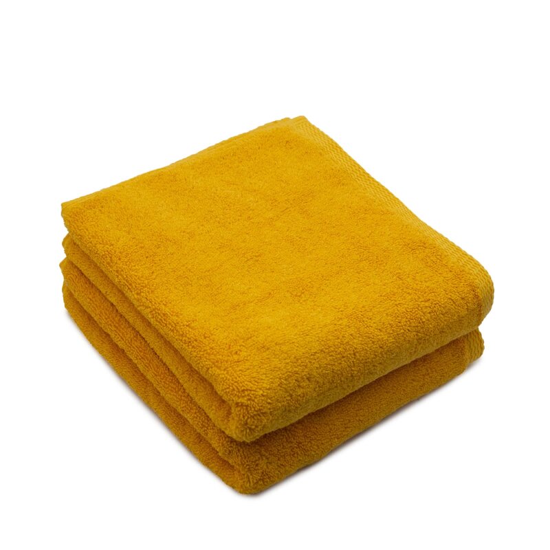Set 2 prosoape de fata bumbac 100%, 600gsm, Somnart, 50x90cm, galben Set 2 prosoape de fata bumbac 100%, 600gsm, Somnart, 50x90cm, galben