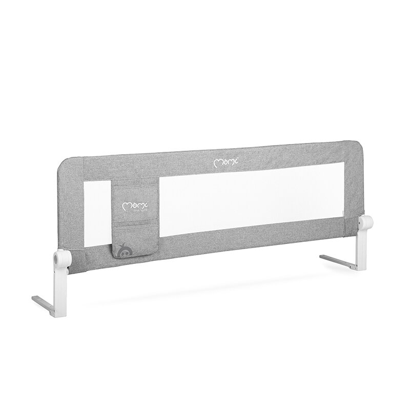 Bariera de siguranta rabatabila pentru pat, Momi Lexi, Light Grey Bariera de siguranta rabatabila pentru pat, Momi Lexi, Light Grey
