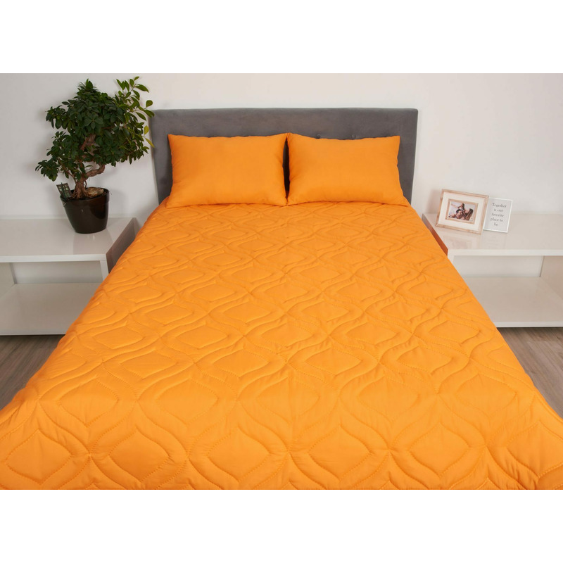 Pilota de vară 150x200 Somnart Belina, microfibra, lavabila la masina, vidata, Portocaliu Pilota de vară 150x200 Somnart Belina, microfibra, lavabila la masina, vidata, Portocaliu
