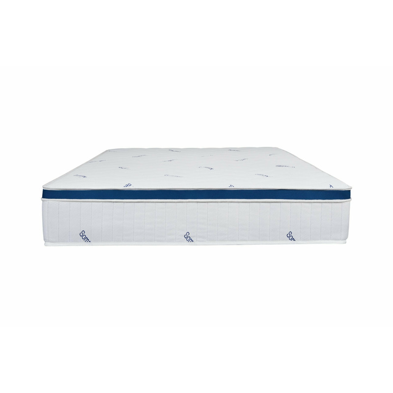 Saltea cu arcuri Somnomed Complete Care 4Family 90x200, înălțime 26 cm, spumă cu memorie, husa tratament antifungic, fermitate mediu-tare, sistem aerisire 3D Saltea cu arcuri Somnomed Complete Care 4Family 90x200, înălțime 26 cm, spumă cu memorie, husa tratament antifungic, fermitate mediu-tare, sistem aerisire 3D