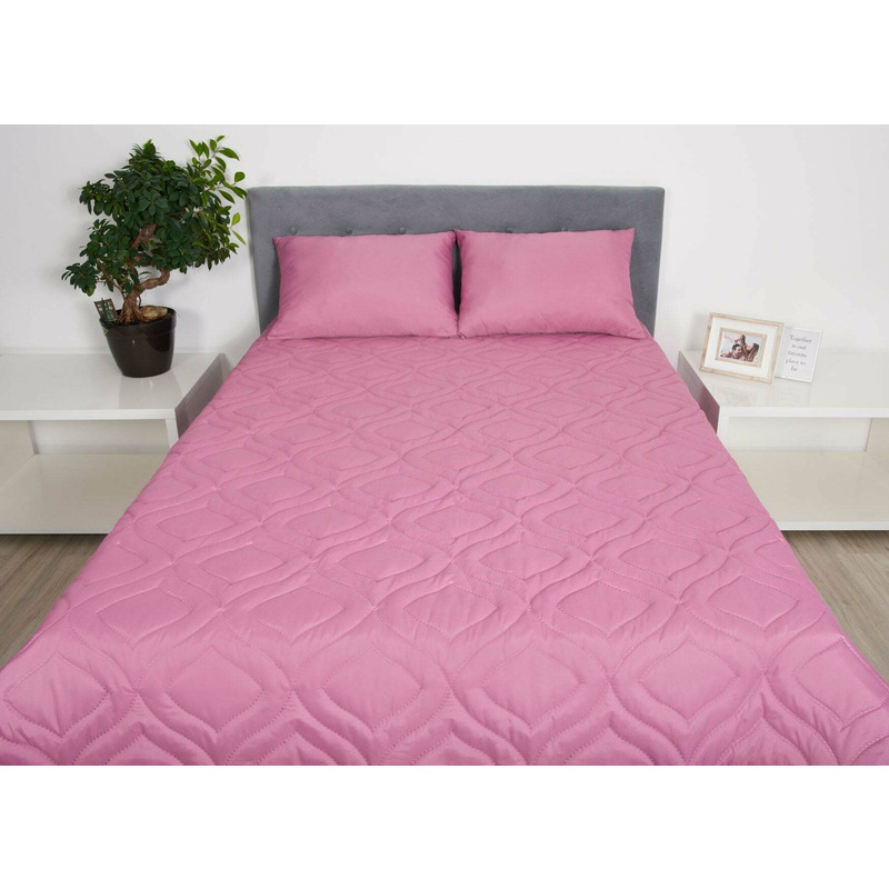 Pilota de vară 180x200 Somnart Belina, microfibra, lavabila la masina, vidata, Mauve Orchid Pilota de vară 180x200 Somnart Belina, microfibra, lavabila la masina, vidata, Mauve Orchid