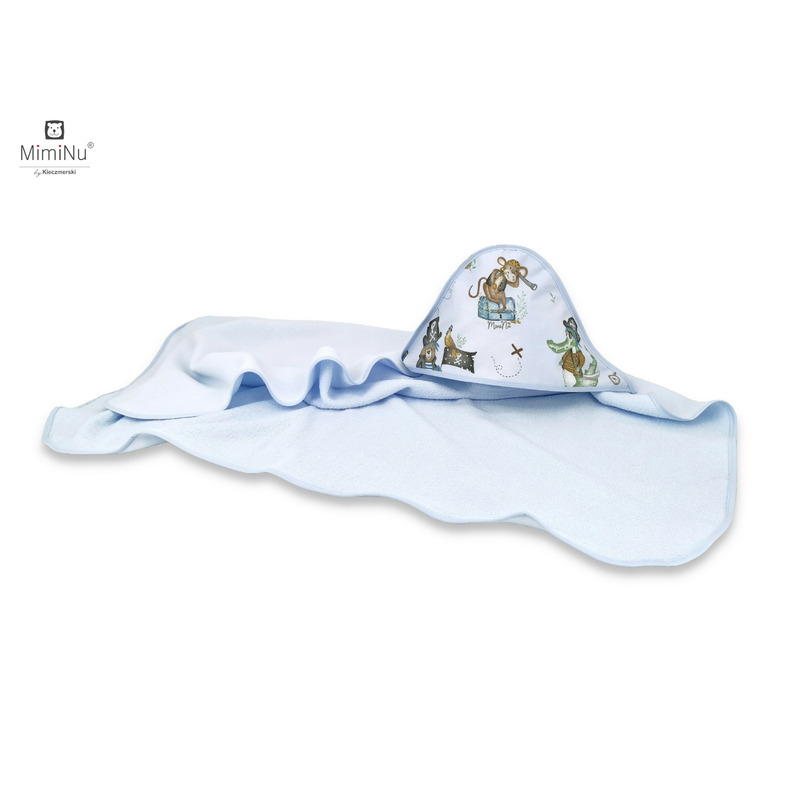 Prosop cu gluga, MimiNu, Mare, Dimensiune 100x100 cm, Din bumbac si thermo fleece, Materiale certificate Oeko Tex Standard 100, Design, Pirates Blue Prosop cu gluga, MimiNu, Mare, Dimensiune 100x100 cm, Din bumbac si thermo fleece, Materiale certificate Oeko Tex Standard 100, Design, Pirates Blue