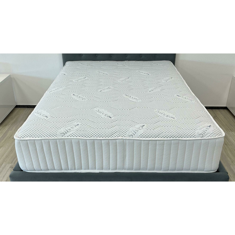 Saltea cu memorie si arcuri Silver Evolution Pocket Spring, Horeca, 90x200, inaltime 30 cm, husa cu ioni de argint, fermitate ridicata Saltea cu memorie si arcuri Silver Evolution Pocket Spring, Horeca, 90x200, inaltime 30 cm, husa cu ioni de argint, fermitate ridicata