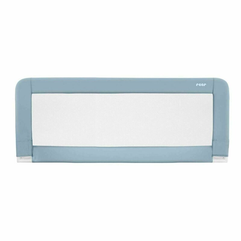 Bariera protectie anticadere pat copii, lungime 100 cm, albastru-gri, Reer Sleep'n Keep 45101 Bariera protectie anticadere pat copii, lungime 100 cm, albastru-gri, Reer Sleep'n Keep 45101