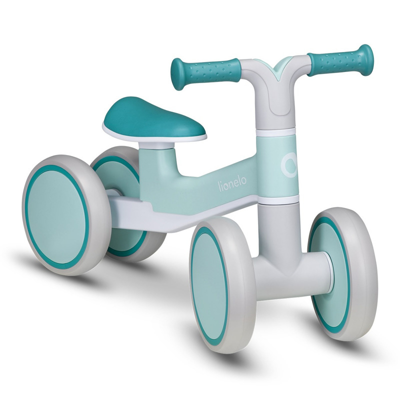 Bicicleta fara pedale, Lionelo, Villy, Cu 4 roti, Din spuma EVA si TPR, Stabila, Manere moi, antiderapante, 12- 36 luni, Sustine pana la 30 kg, Certificata EN 71-1:2014, EN 71-2:2011, EN 71-3:2019, Verde turcoaz Bicicleta fara pedale, Lionelo, Villy, Cu 4 roti, Din spuma EVA si TPR, Stabila, Manere moi, antiderapante, 12- 36 luni, Sustine pana la 30 kg, Certificata EN 71-1:2014, EN 71-2:2011, EN 71-3:2019, Verde turcoaz