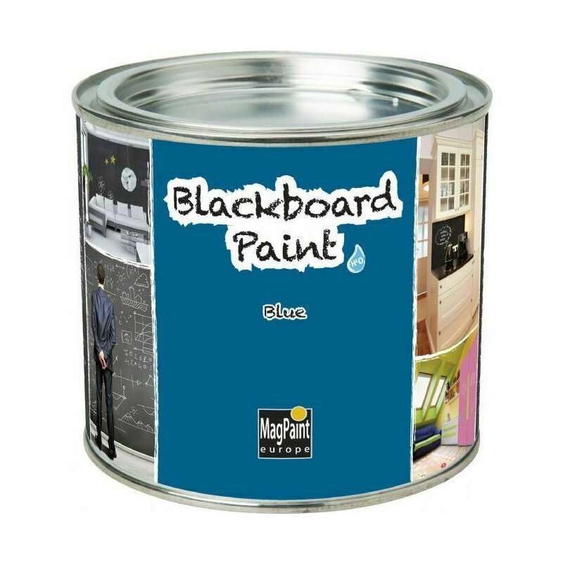Blackboard Paint Albastru 0.5L Chalk Board MagPaint Europe MGBBBlue-05L Blackboard Paint Albastru 0.5L Chalk Board MagPaint Europe MGBBBlue-05L