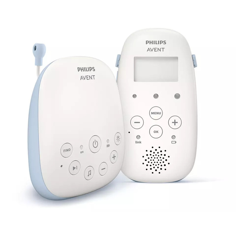 Interfon bebelusi, Philips Avent, Fara interferente, Cu lumina de veghe, Cu melodii, Cu tehnologie DECT, Pana la 24h capacitate de functionare, 0 luni+, Alb Interfon bebelusi, Philips Avent, Fara interferente, Cu lumina de veghe, Cu melodii, Cu tehnologie DECT, Pana la 24h capacitate de functionare, 0 luni+, Alb