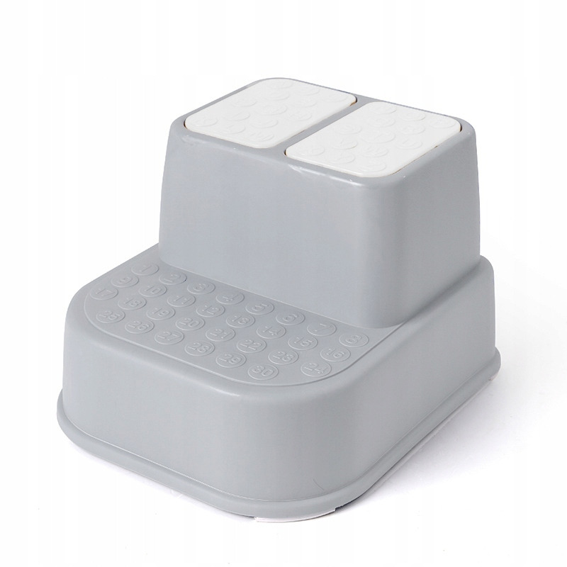 Scaunel inaltator, Primabobo, Cu 26 de litere si 30 de numere pe platforma, Suprafata antiderapanta, Din polipropilena, 33 x 36 x 24 cm, Gri Scaunel inaltator, Primabobo, Cu 26 de litere si 30 de numere pe platforma, Suprafata antiderapanta, Din polipropilena, 33 x 36 x 24 cm, Gri