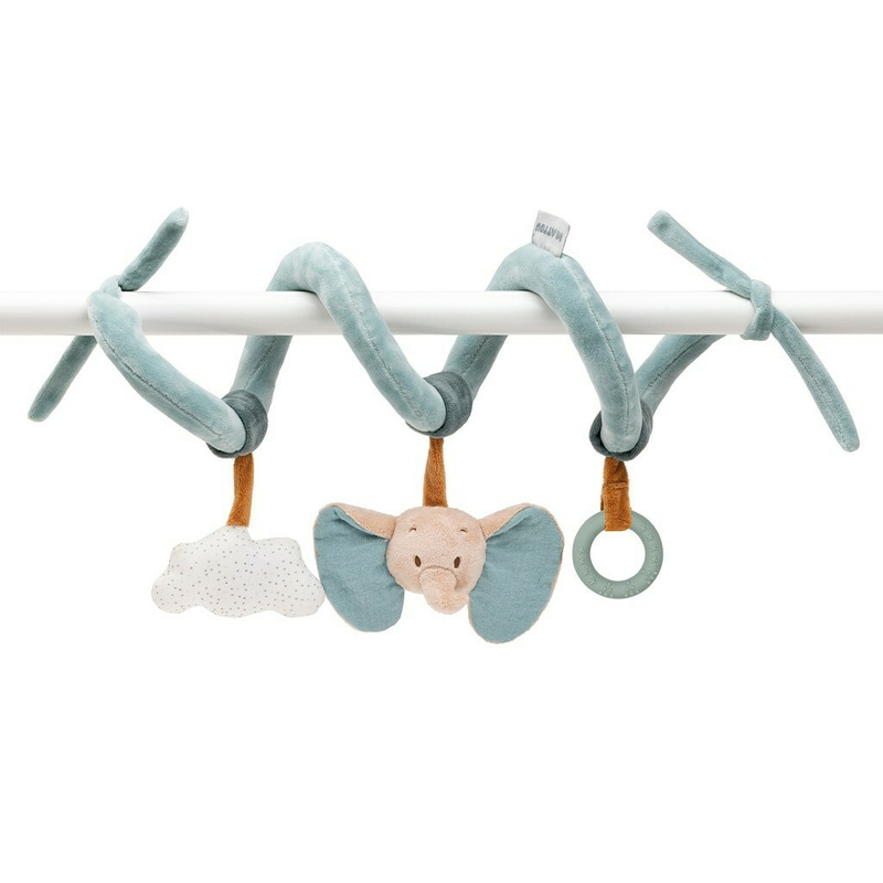 Jucarie interactiva, Nattou, Spirala, Pentru atasare la patut sau carucior, Dezvolta abilitatile motorii, Cu 3 jucarii, 0 luni+, Albastru Jucarie interactiva, Nattou, Spirala, Pentru atasare la patut sau carucior, Dezvolta abilitatile motorii, Cu 3 jucarii, 0 luni+, Albastru