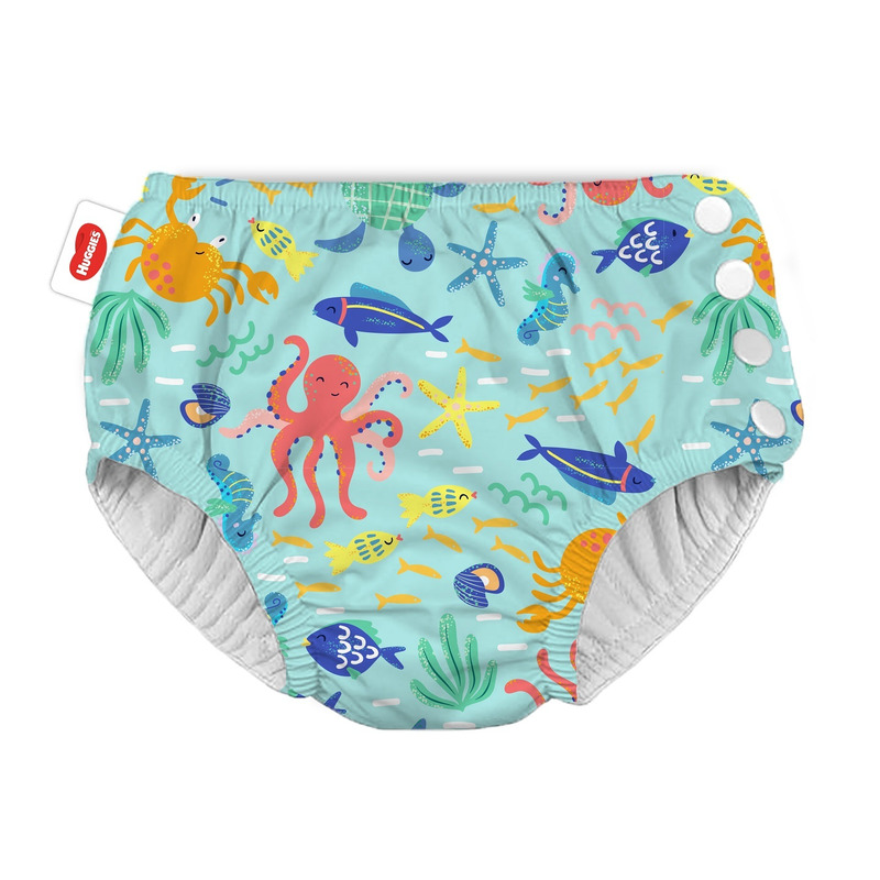 Scutece Huggies LS chilotei baie refolosibili (nr 5-6), 1 buc UnderSea Scutece Huggies LS chilotei baie refolosibili (nr 5-6), 1 buc UnderSea