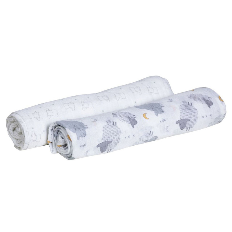 Set 2 scutece, Chicco, Din muselina, Multifunctionale, Din bumbac, Dimensiuni mari, 110 x 110 cm, 0 luni+, Model animale, Alb Set 2 scutece, Chicco, Din muselina, Multifunctionale, Din bumbac, Dimensiuni mari, 110 x 110 cm, 0 luni+, Model animale, Alb