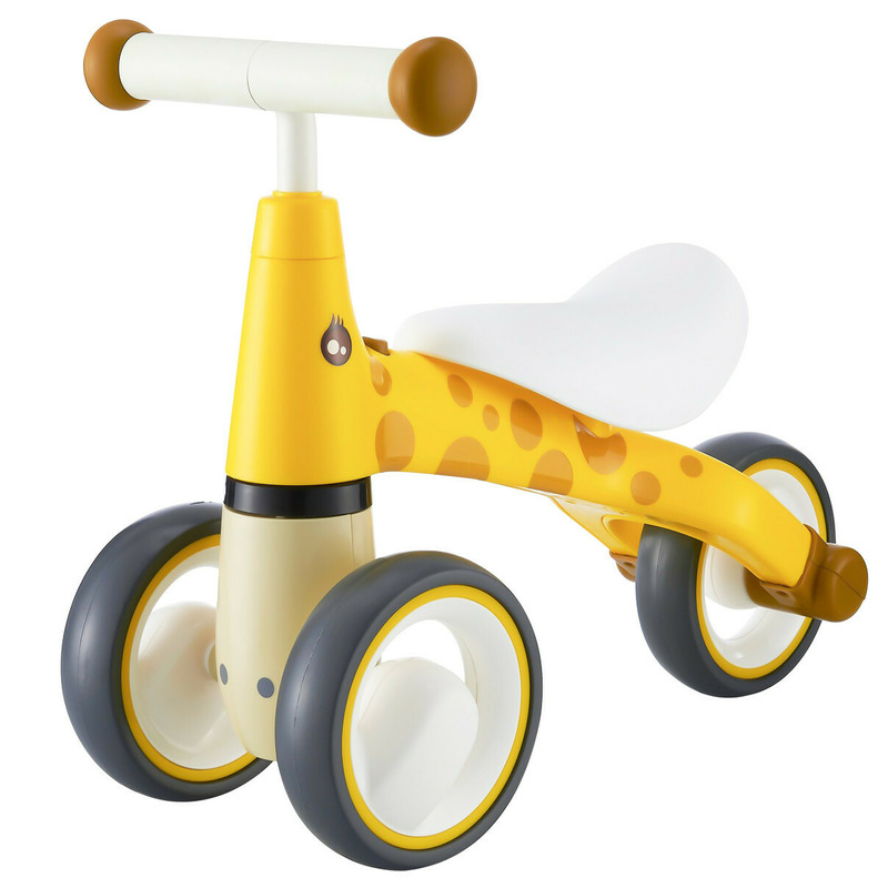 Bicicleta de echilibru pentru copii, roti duble, pentru interior / exterior, max 20 kg, 18 - 36 luni, Ecotoys, Girafa, Galbena Bicicleta de echilibru pentru copii, roti duble, pentru interior / exterior, max 20 kg, 18 - 36 luni, Ecotoys, Girafa, Galbena