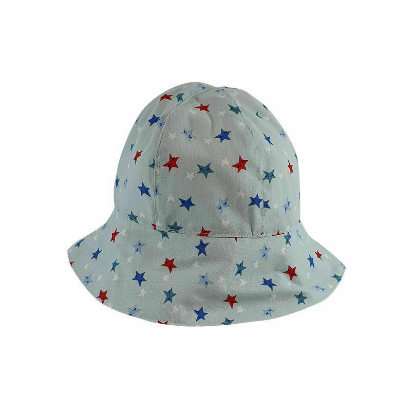 Palarie cu stelute de vara pentru baieti, din bumbac, 58 cm (peste 8 ani) Palarie cu stelute de vara pentru baieti, din bumbac, 58 cm (peste 8 ani)