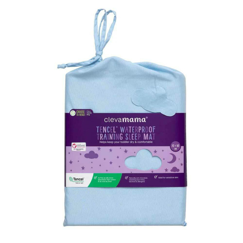 Protectie impermeabila pentru pat Tencel 70x90 cm Clevamama 3372 Protectie impermeabila pentru pat Tencel 70x90 cm Clevamama 3372
