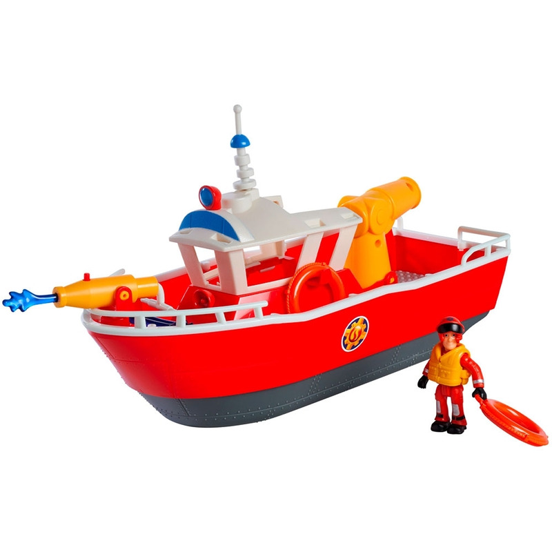 Barca Simba Fireman Sam Titan Fireboat 32 cm cu figurina si accesorii Barca Simba Fireman Sam Titan Fireboat 32 cm cu figurina si accesorii
