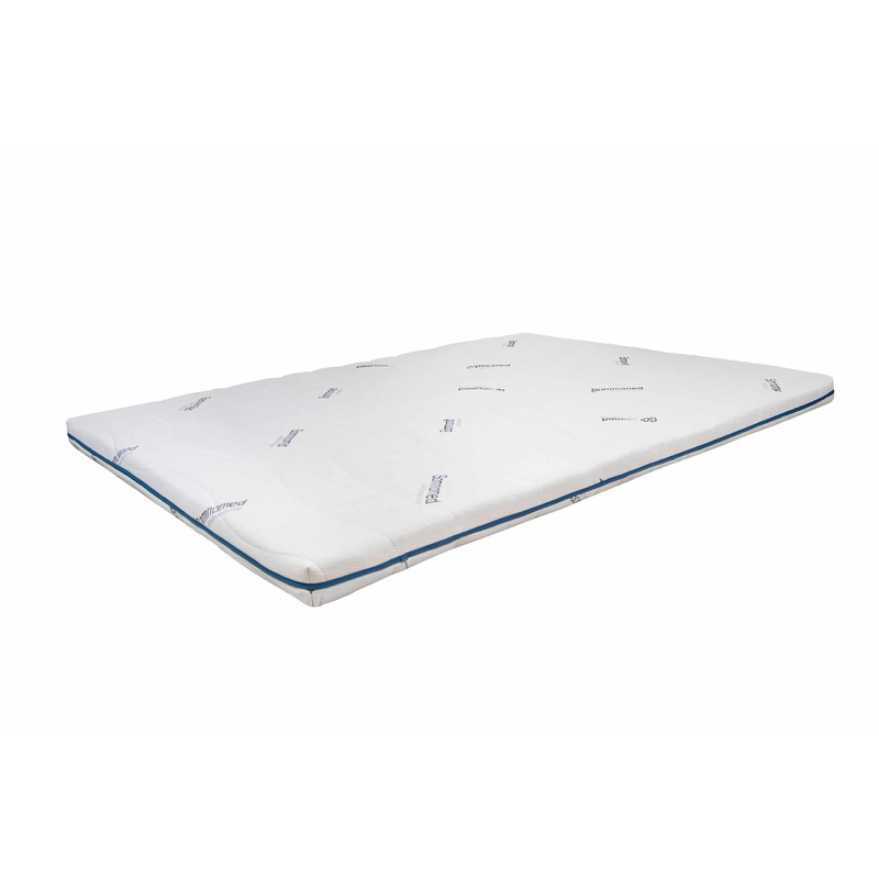 Topper 140x200, SomnoMed Antiacaria, pentru alergici, H 7cm, husa detasabila si lavabila Topper 140x200, SomnoMed Antiacaria, pentru alergici, H 7cm, husa detasabila si lavabila