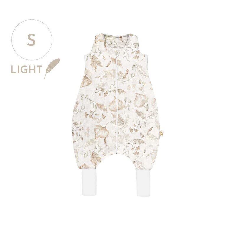 Babysteps - Sac de dormit cu picioare, bumbac muselina 0.5 Tog, Light Boho, S, 1-3 ani Babysteps - Sac de dormit cu picioare, bumbac muselina 0.5 Tog, Light Boho, S, 1-3 ani