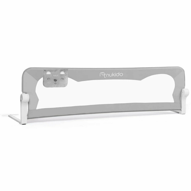Bariera de siguranta pentru pat, Nukido, Bed Rail, 150 x 42 x 35 cm, Gri Bariera de siguranta pentru pat, Nukido, Bed Rail, 150 x 42 x 35 cm, Gri