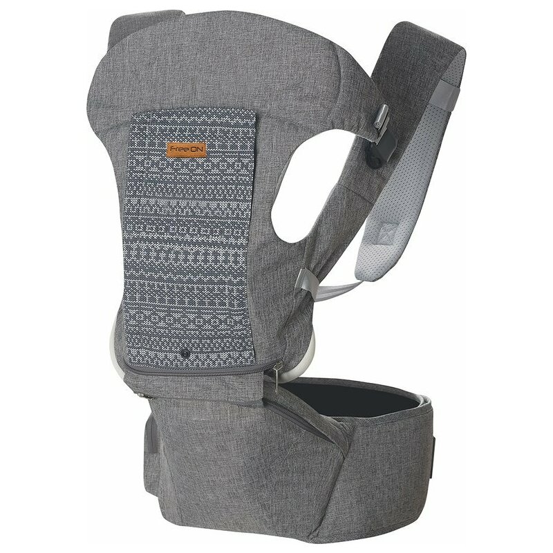 Marsupiu bebe, FreeON, Travel Mode, Cu scaunel 8 in 1, De la 3.5 kg pana la 15 kg, Grey Marsupiu bebe, FreeON, Travel Mode, Cu scaunel 8 in 1, De la 3.5 kg pana la 15 kg, Grey