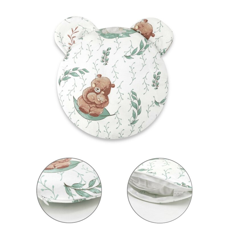 Perna ergonomica, MimiNu, Ursulet, Cu doua urechi, Cu husa detasabila cu fermoar, Materiale certificate Oeko Tex Standard 100, Pentru patut, carucior, scoica/scaun auto, Lulu natural Perna ergonomica, MimiNu, Ursulet, Cu doua urechi, Cu husa detasabila cu fermoar, Materiale certificate Oeko Tex Standard 100, Pentru patut, carucior, scoica/scaun auto, Lulu natural
