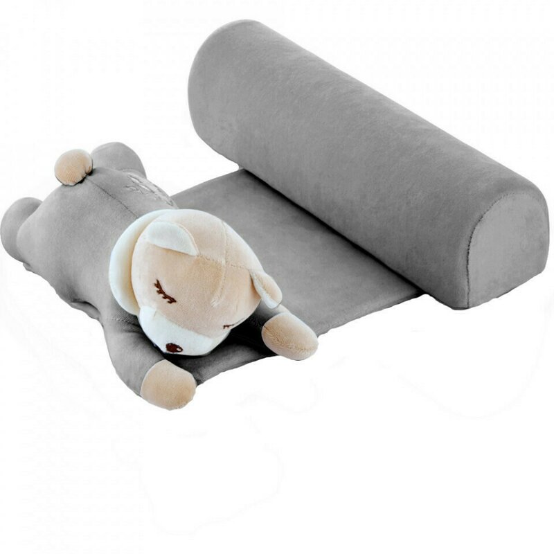 Pernuta pozitionator BabyJem anti-rasucire pentru bebelusi Teddy (Culoare: Gri) Pernuta pozitionator BabyJem anti-rasucire pentru bebelusi Teddy (Culoare: Gri)