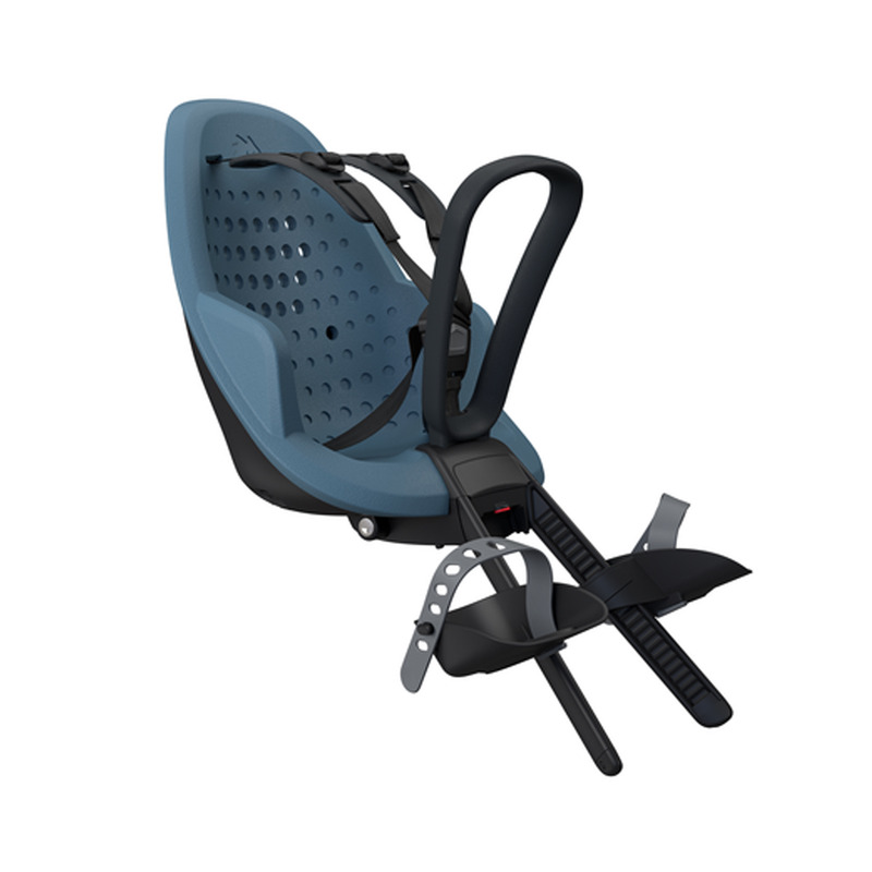 Scaun pentru copii, cu montare pe bicicleta in fata - Thule Yepp 2 Mini Front mounted, Aegean Blue Scaun pentru copii, cu montare pe bicicleta in fata - Thule Yepp 2 Mini Front mounted, Aegean Blue