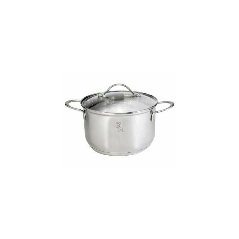 Cratita cu capac, 6 Litri, otel inoxidabil, Berlinger Haus, 24 cm, Silver Jewellery Collection, BH 6292 Cratita cu capac, 6 Litri, otel inoxidabil, Berlinger Haus, 24 cm, Silver Jewellery Collection, BH 6292