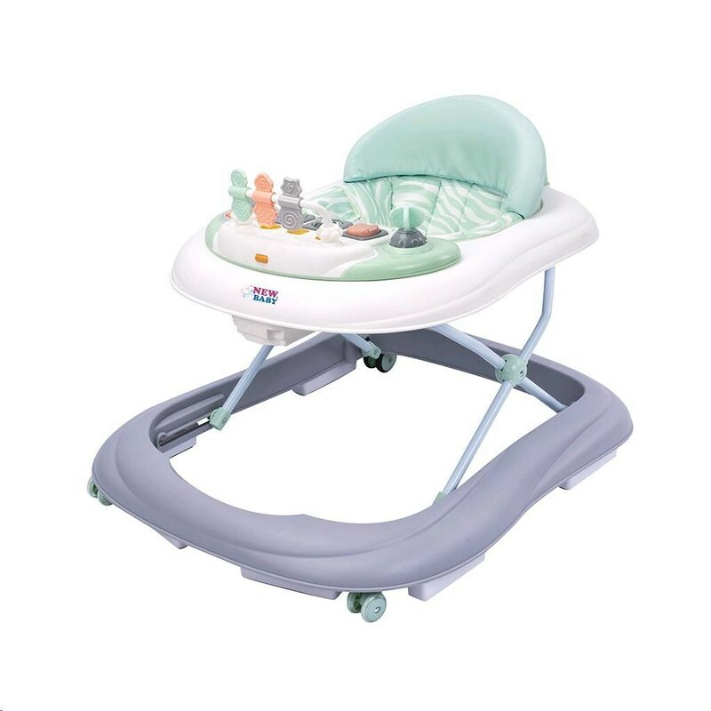 Premergator, New Baby, Cu muzica si lumini, Cu roti din silicon, Conform cu standardul european de securitate EN1273:2020, ABC Brilliant Star Premergator, New Baby, Cu muzica si lumini, Cu roti din silicon, Conform cu standardul european de securitate EN1273:2020, ABC Brilliant Star