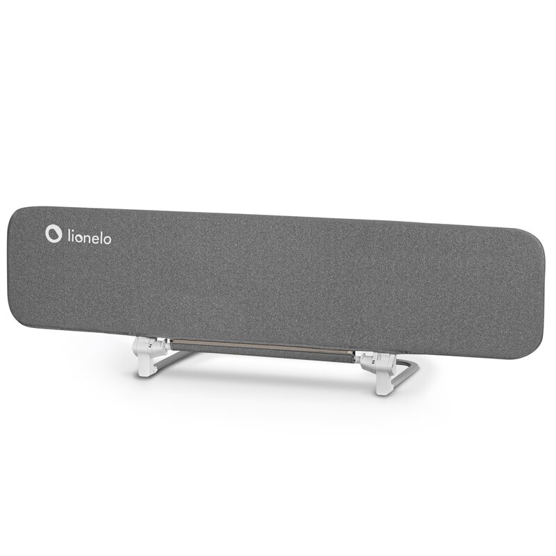 Bariera de protectie pentru pat, Lionelo, Lora XL, Pliabila, Sistem de blocare StandSafe, Geanta de transport inclusa, 150x46 cm, Conform cu BS 7972:2001+A1:2009, Gri Bariera de protectie pentru pat, Lionelo, Lora XL, Pliabila, Sistem de blocare StandSafe, Geanta de transport inclusa, 150x46 cm, Conform cu BS 7972:2001+A1:2009, Gri