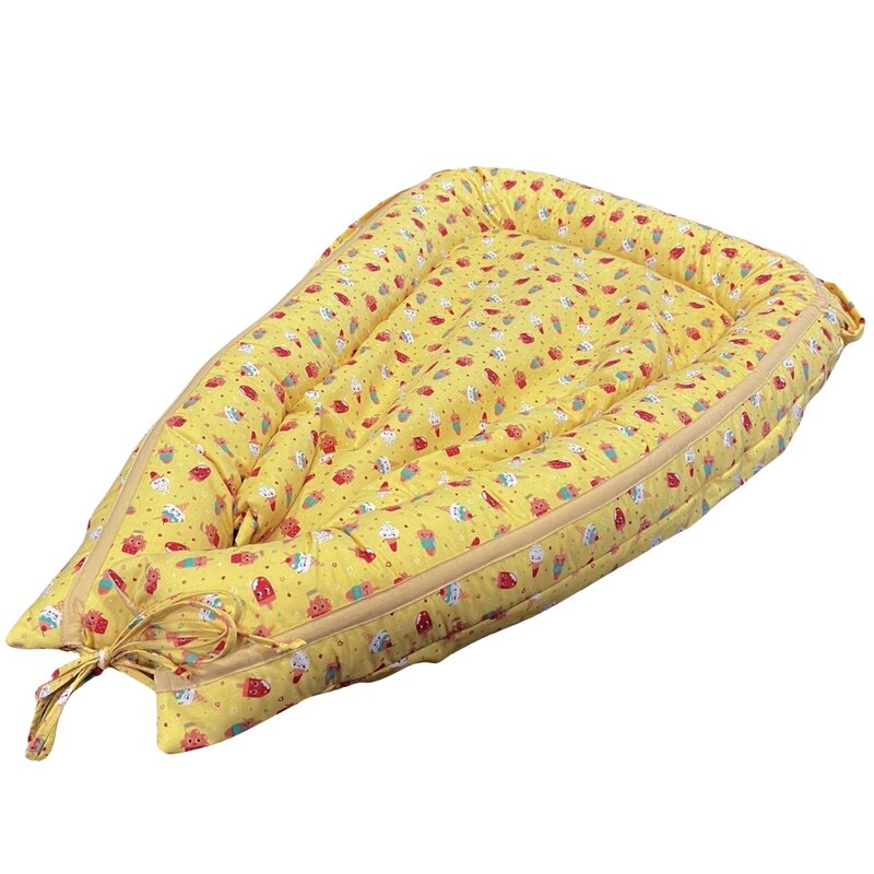 Baby Nest Dream of Ice Cream- culcus bebelus pentru dormit, reversibil, multifunctional 100 x 60 cm Baby Nest Dream of Ice Cream- culcus bebelus pentru dormit, reversibil, multifunctional 100 x 60 cm