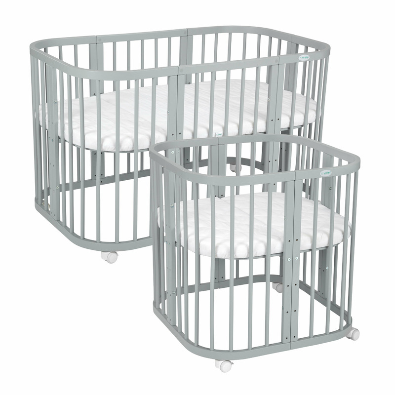 Patut Rotund Evolutiv, Waldin, 7in1 Gri, Saltele Incluse, Transformabil, Masa de Schimbat, Co-Sleeping, Tarc de Joaca, Birou, Scaune Patut Rotund Evolutiv, Waldin, 7in1 Gri, Saltele Incluse, Transformabil, Masa de Schimbat, Co-Sleeping, Tarc de Joaca, Birou, Scaune