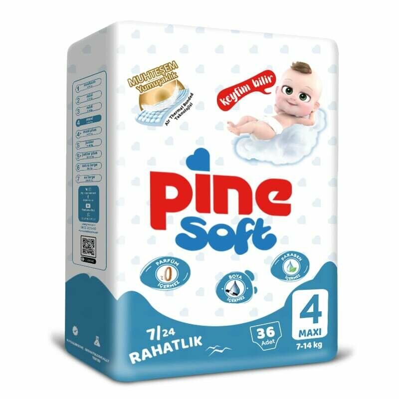 Scutece pentru bebelusi Pine Soft - Pachet Advantage - Pine Maxi 7-14 kg x 36 buc Scutece pentru bebelusi Pine Soft - Pachet Advantage - Pine Maxi 7-14 kg x 36 buc