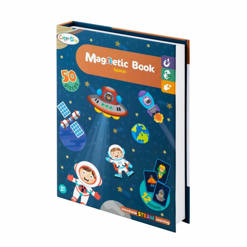Carte magnetica, cu 50 de elemente spatiale, carduri cu 2 fete, Ricokids, RK-770, Cosmos Carte magnetica, cu 50 de elemente spatiale, carduri cu 2 fete, Ricokids, RK-770, Cosmos