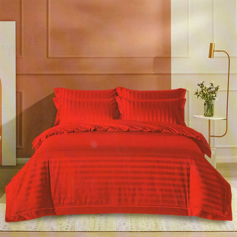 Set lenjerie de pat pentru 2 persoane XXL, Bumbac Damasc Policotton, 4 piese, Cearceaf pat 230x260, Cearceaf pilota 220x200, Fete de perne 50x70 x 2, Coral Set lenjerie de pat pentru 2 persoane XXL, Bumbac Damasc Policotton, 4 piese, Cearceaf pat 230x260, Cearceaf pilota 220x200, Fete de perne 50x70 x 2, Coral