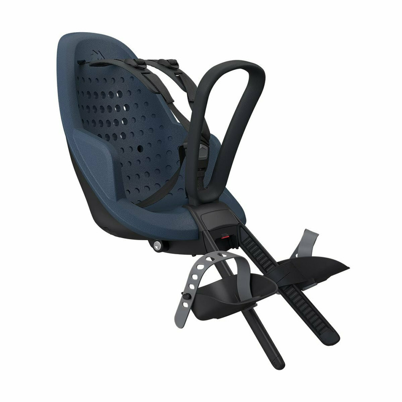 Scaun pentru copii, cu montare pe bicicleta in fata - Thule Yepp 2 Mini Front mounted, Majolica Blue Scaun pentru copii, cu montare pe bicicleta in fata - Thule Yepp 2 Mini Front mounted, Majolica Blue