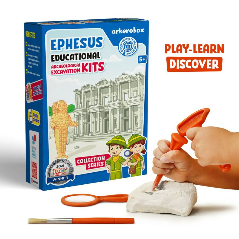 Arkerobox - Set arheologic educational si puzzle 3D, Efes - Biblioteca Celsus Arkerobox - Set arheologic educational si puzzle 3D, Efes - Biblioteca Celsus
