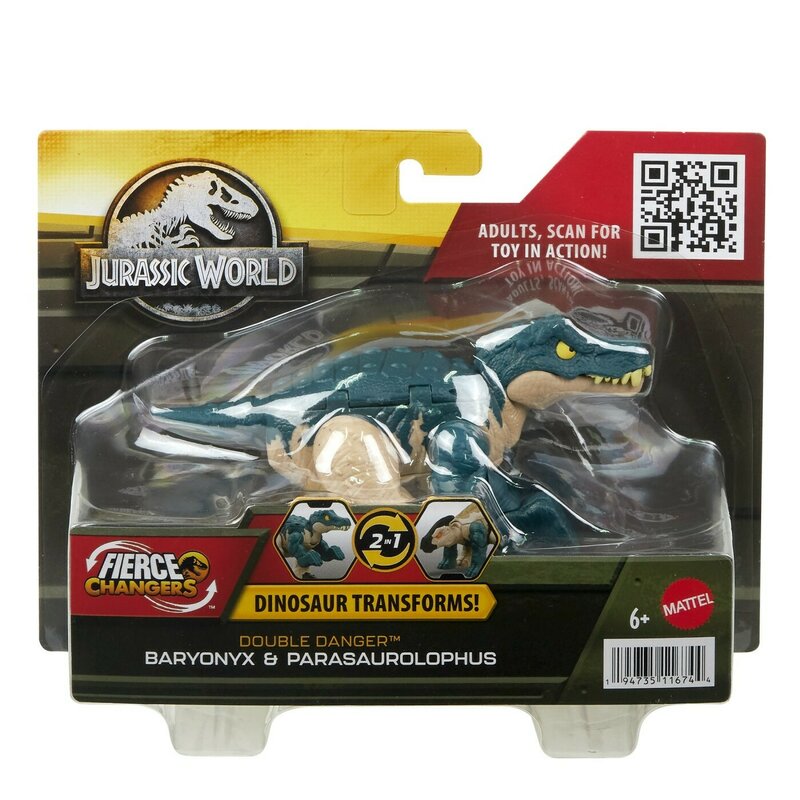 JURASSIC WORLD FIERCE CHANGERS DOUBLE DANGER DINOZAUR TRANSFORMABIL BARYONYX SI PARASAUROLOPHUS JURASSIC WORLD FIERCE CHANGERS DOUBLE DANGER DINOZAUR TRANSFORMABIL BARYONYX SI PARASAUROLOPHUS