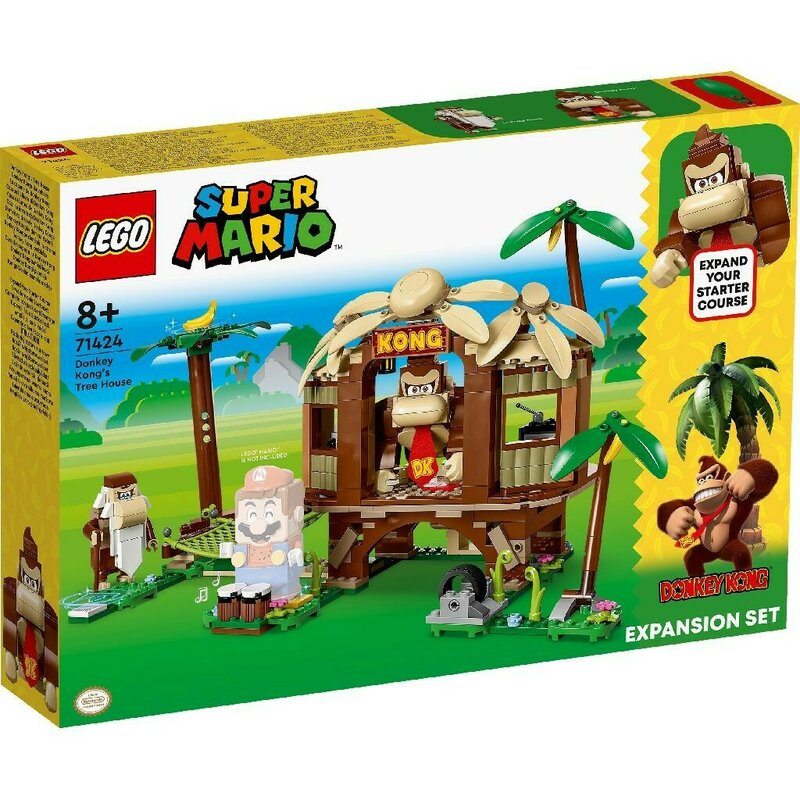 LEGO SUPER MARIO SET DE EXTINDERE CASA DIN COPAC A LUI DONKEY KONG 71424 LEGO SUPER MARIO SET DE EXTINDERE CASA DIN COPAC A LUI DONKEY KONG 71424