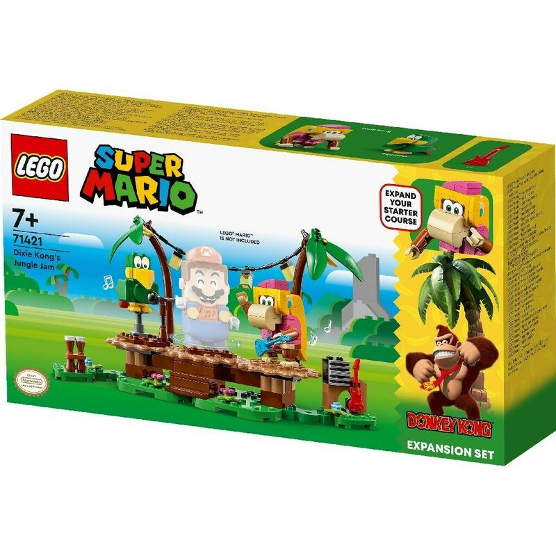 LEGO SUPER MARIO SET DE EXTINDERE CONCERTUL LUI DIXIE KONG IN JUNGLA 71421 LEGO SUPER MARIO SET DE EXTINDERE CONCERTUL LUI DIXIE KONG IN JUNGLA 71421