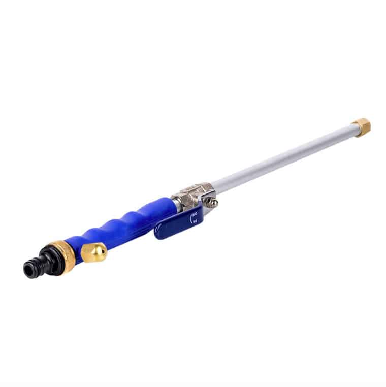 Pistol aparat de spalat cu presiune, presiune apa, pentru curatenie exterioara, aluminiu/albastru Pistol aparat de spalat cu presiune, presiune apa, pentru curatenie exterioara, aluminiu/albastru