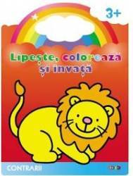 Lipeste coloreaza si invata contrarii 3 ani+