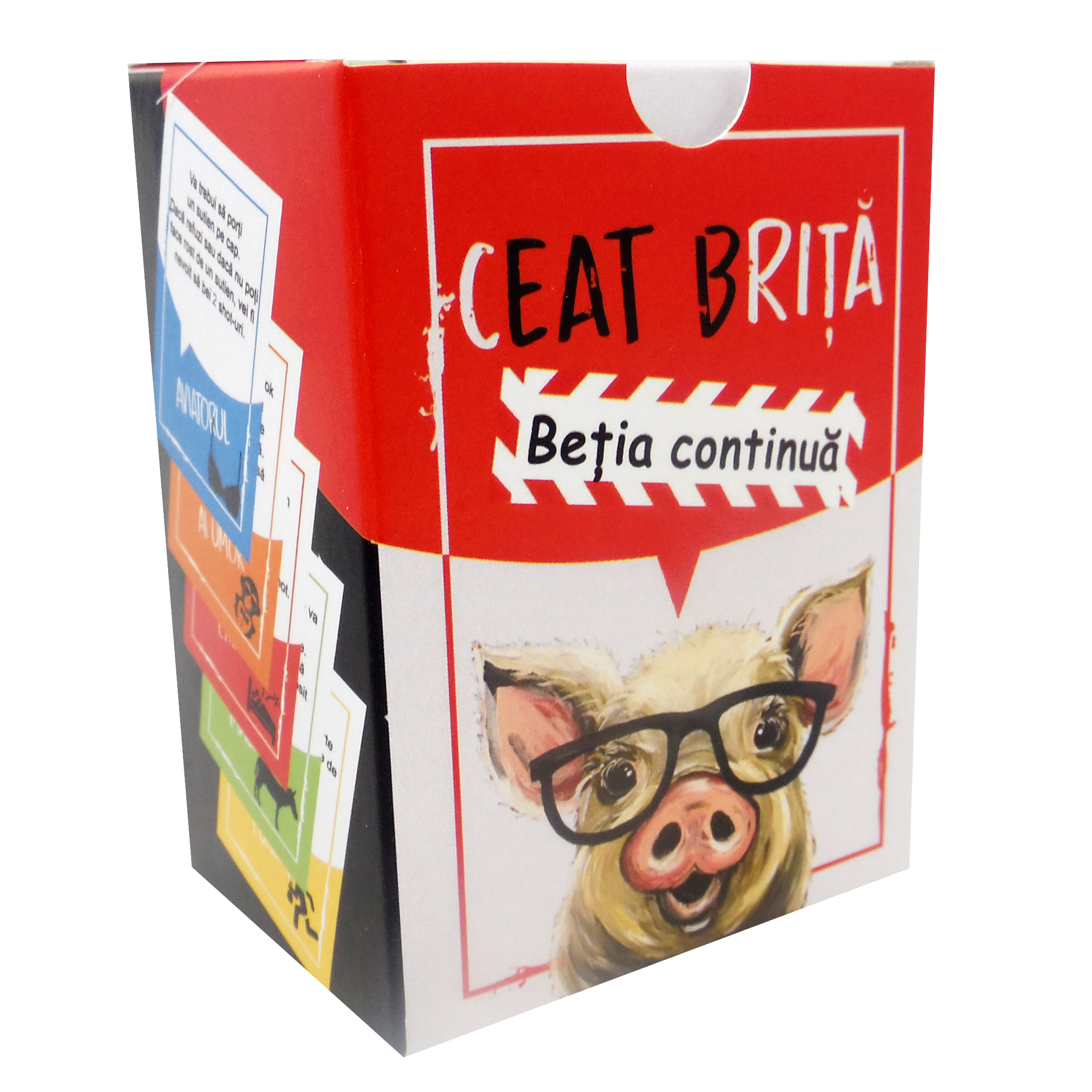 Joc adulti "Ceat Brita- Betia continua"- editia II, limba romana, carti de joc pentru petreceri, pentru 3-20 jucatori Joc adulti "Ceat Brita- Betia continua"- editia II, limba romana, carti de joc pentru petreceri, pentru 3-20 jucatori