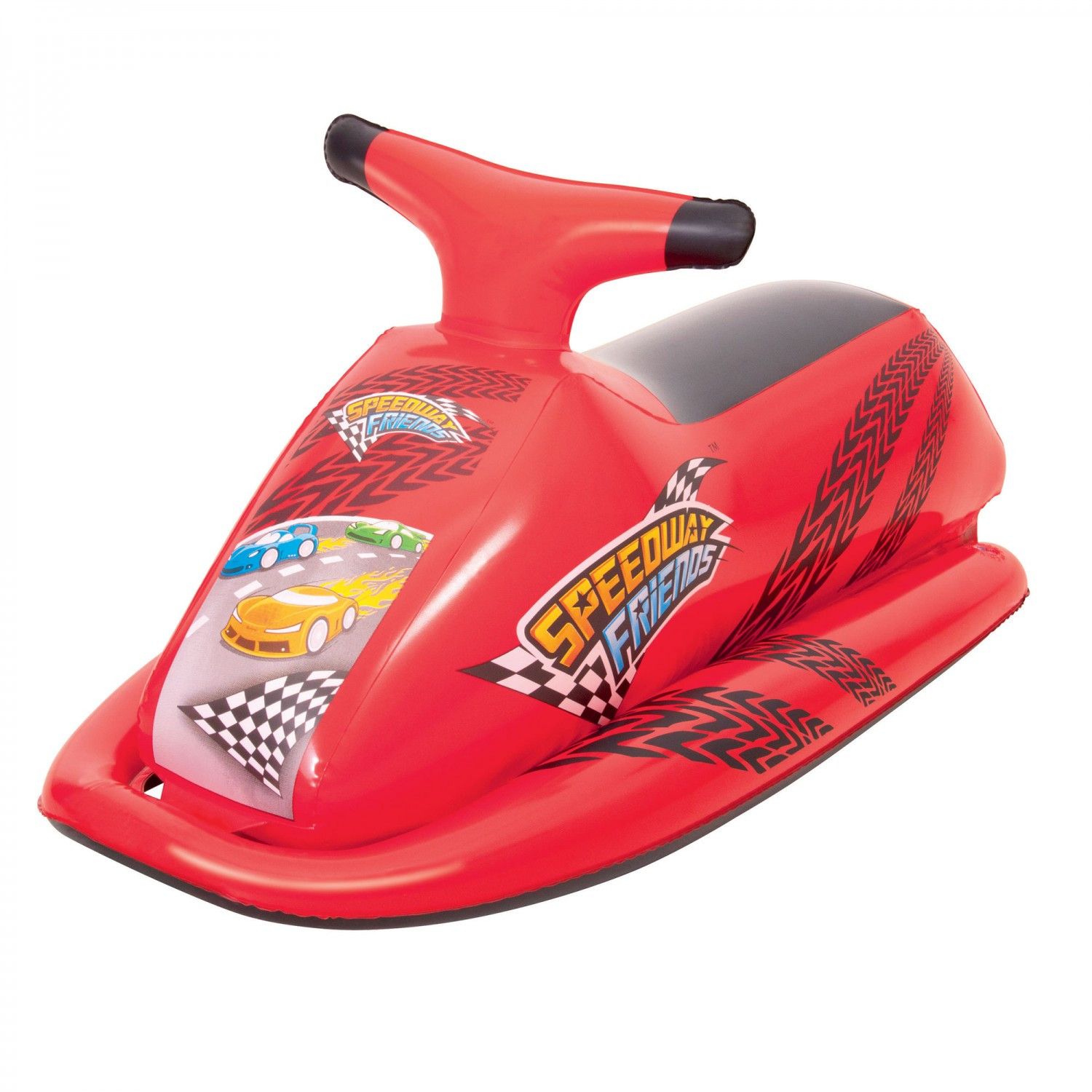 Skijet gonflabil MiniJet pentru copii, Supape de siguranta, Material rezistent, Rosu Skijet gonflabil MiniJet pentru copii, Supape de siguranta, Material rezistent, Rosu