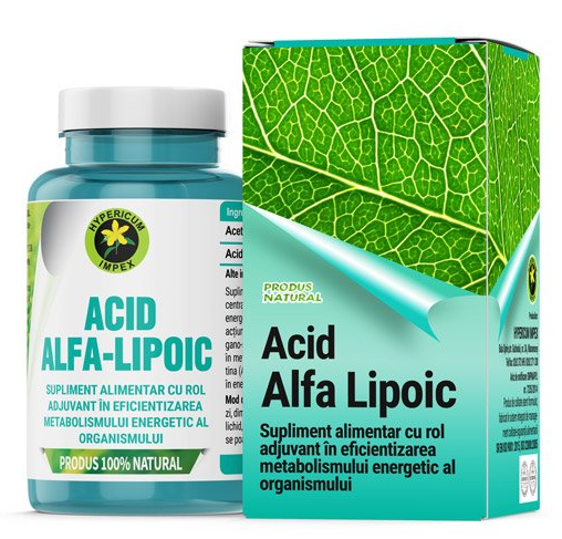 Acid Alfa Lipoic 220mg 60cps - Hypericum