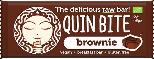 Baton Brownie raw eco-bio 30g Quin Bite - Quin Bite