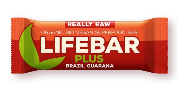 Baton cu nuci braziliene si guarana raw eco-bio 47g - Lifebar Plus