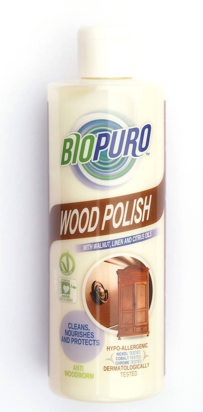 Crema hipoalergena pentru curatarea si intretinerea lemnului eco-bio 200ml - Biopuro