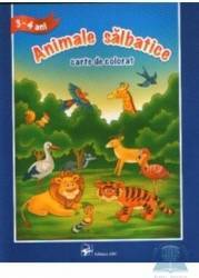 3-4 Ani - Animale salbatice - Carte de colorat