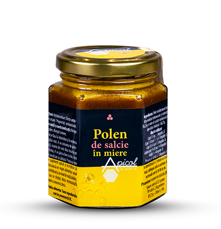 Polen de Salcie in miere 230g, Apicolscience