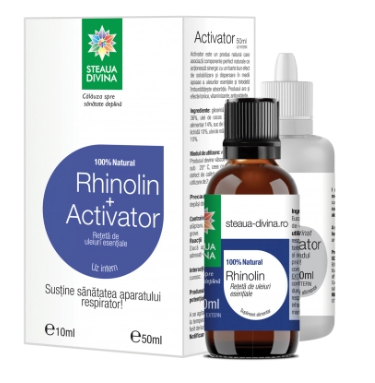 Kit RHINOLIN 10ml + ACTIVATOR 50ml, Steaua Divina